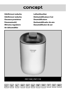 Manual de uso Concept OV1100 Deshumidificador