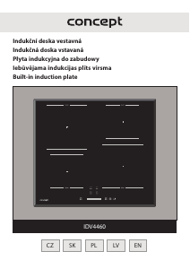 Rokasgrāmata Concept IDV4460 Plīts virsma