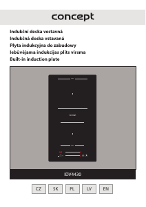 Rokasgrāmata Concept IDV4430 Plīts virsma