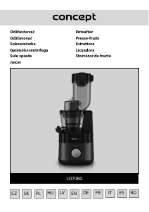 Manual de uso Concept LO7080 Licuadora