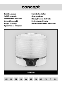 Bedienungsanleitung Concept SO1090 Lebensmitteltrockner