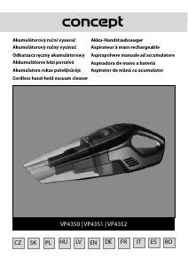 Bedienungsanleitung Concept VP4351 Handstaubsauger