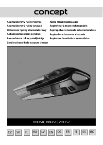 Bedienungsanleitung Concept VP4352 Handstaubsauger