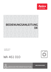 Bedienungsanleitung Amica WA 461 010 Waschmaschine