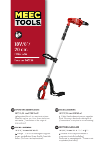 Manual Meec Tools 000-134 Chainsaw