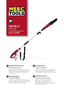 Instrukcja Meec Tools 004-841 Piła łańcuchowa