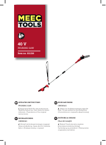 Instrukcja Meec Tools 011-218 Piła łańcuchowa