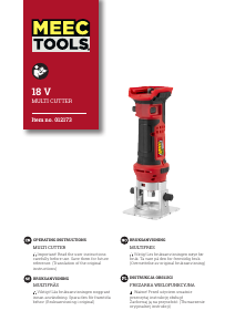 Bruksanvisning Meec Tools 012-173 Overfres