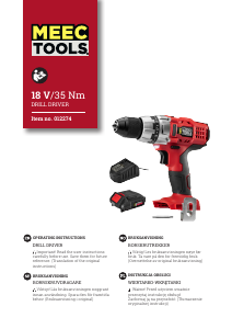 Manual Meec Tools 012-274 Drill-Driver