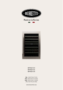 Manual Boretti BPWKN82IX Wine Cabinet