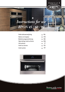 Manuale Boretti BPON60AN Forno