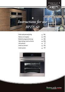 Bedienungsanleitung Boretti BPZN60ZWGL Backofen