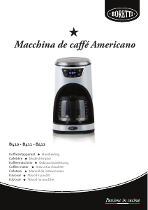 Manual de uso Boretti B411 Máquina de café