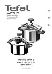 Manual Tefal P0540752 Actua Pressure Cooker
