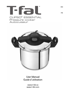 Manual Tefal P4424939 Clipso Pressure Cooker