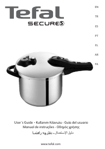 Manual Tefal P2500747 Secure5 Pressure Cooker