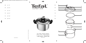 Handleiding Tefal P4240670 Clipso One Snelkookpan