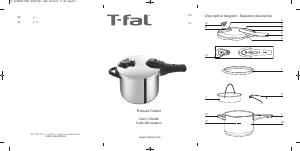 Handleiding Tefal P2545631 Snelkookpan