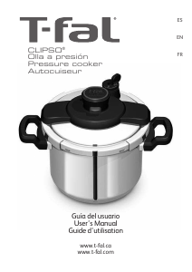 Manual Tefal P4500738 Clipso Pressure Cooker