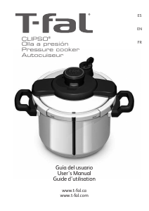 Manual de uso Tefal P4500738 Clipso Olla a presión