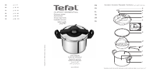 Manual Tefal P4394835 Clipso Essential Pressure Cooker