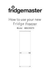 Manual Fridgemaster MBC55275 Fridge-Freezer