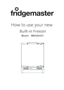 Manual Fridgemaster MBUZ6097 Freezer