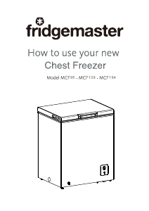 Manual Fridgemaster MCF95 Freezer