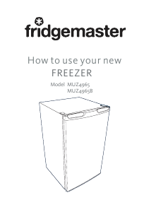 Manual Fridgemaster MUZ4965 Freezer