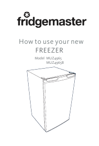 Manual Fridgemaster MUZ4965B Freezer