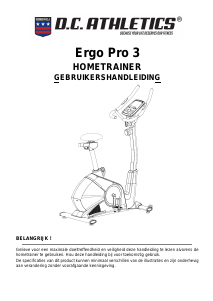 Handleiding DC Athletics Ergo Pro 3 Hometrainer