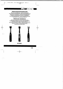 Instrukcja Clatronic EZ 2692 Szczoteczka elektryczna