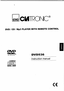 Bedienungsanleitung Clatronic DVD 536 DVD-player