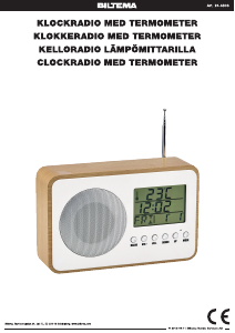 Käyttöohje Biltema 24-6303 Radioherätyskello