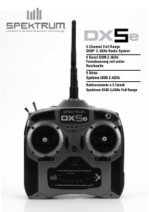 Handleiding Spektrum DX5e RC Controller