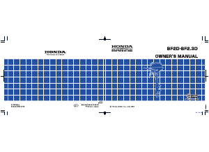 Mode d’emploi Honda BF2D Moteur hors-bord