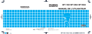 Mode d’emploi Honda BF135A Moteur hors-bord