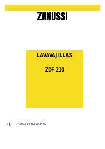 Manual de uso Zanussi ZDF210 Lavavajillas
