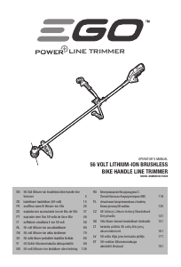 Brugsanvisning EGO BC1500E-F Græstrimmer