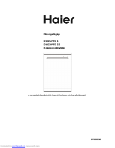 Használati útmutató Haier DW15-PFE SS Mosogatógép