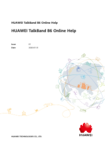 Handleiding Huawei TalkBand B6 Smartwatch