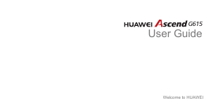 Handleiding Huawei Ascend G615 Mobiele telefoon