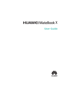 Bedienungsanleitung Huawei MateBook X Notebook