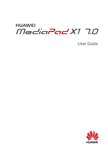 Manual Huawei MediaPad X1 7.0 Tablet