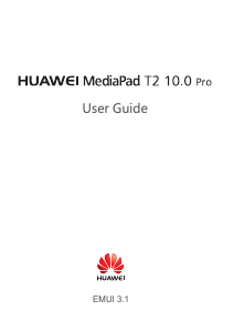 Handleiding Huawei MediaPad T2 10.0 Pro Tablet