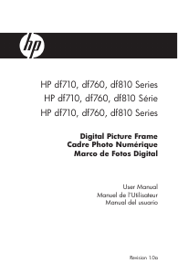Manual HP df810 Digital Photo Frame