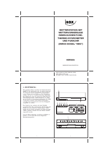 Manuale Irox HBR555t Stazione meteorologica