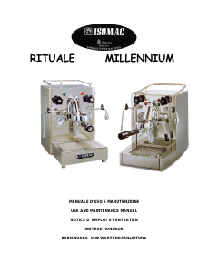 Manuale Isomac Millennium Macchina per espresso