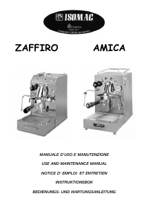 Manuale Isomac Amica Macchina per espresso