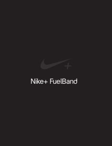 Manual Nike+ FuelBand Activity Tracker